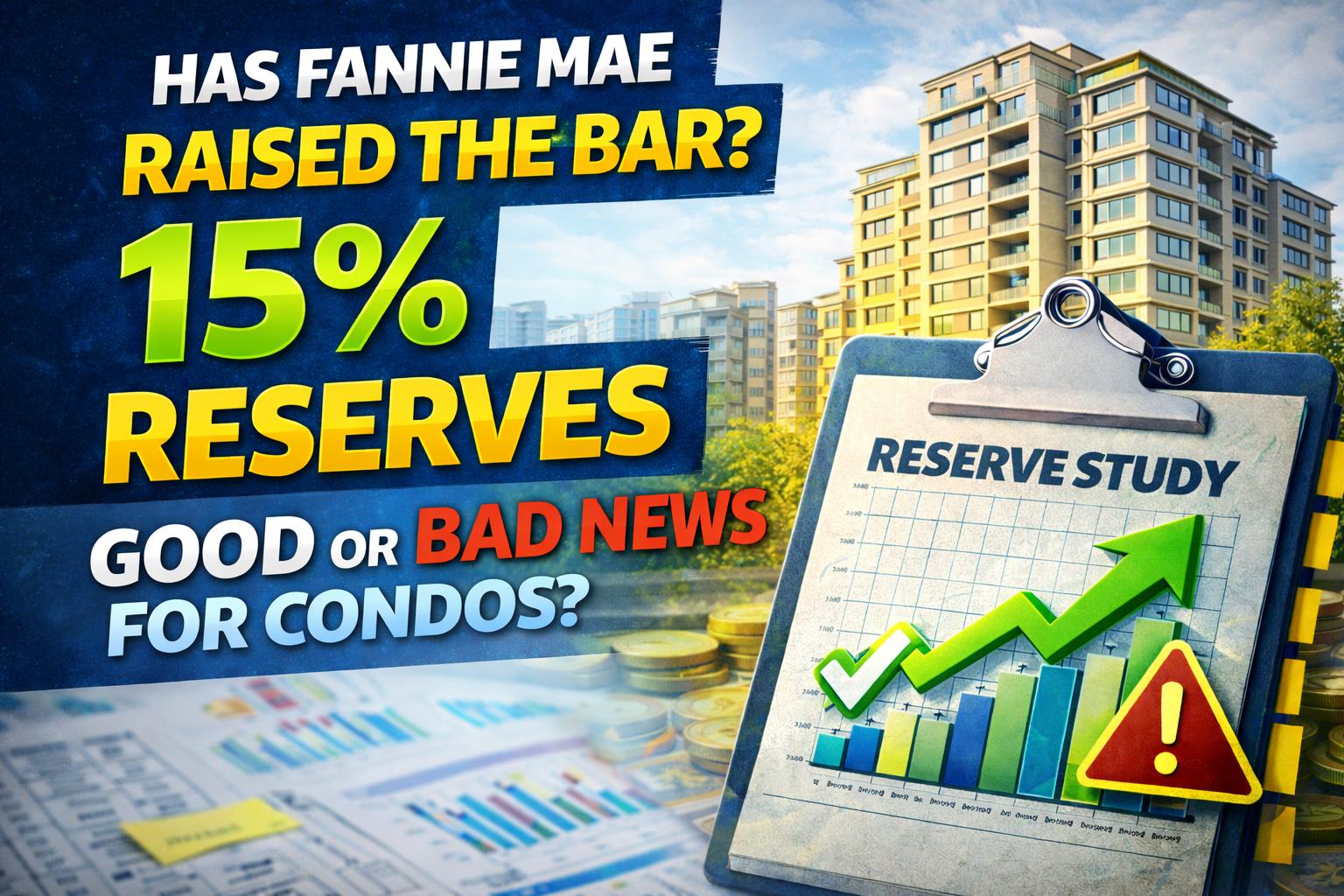 Fannie Mae Just Raised the Bar for HOA Reserve Funding: What Real Estate Investors Need to Know